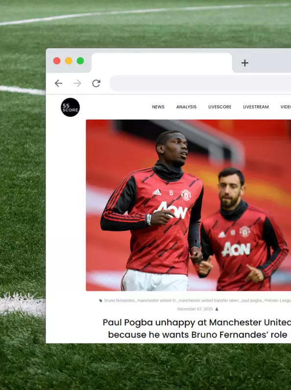 55Score project by INSOMATIC