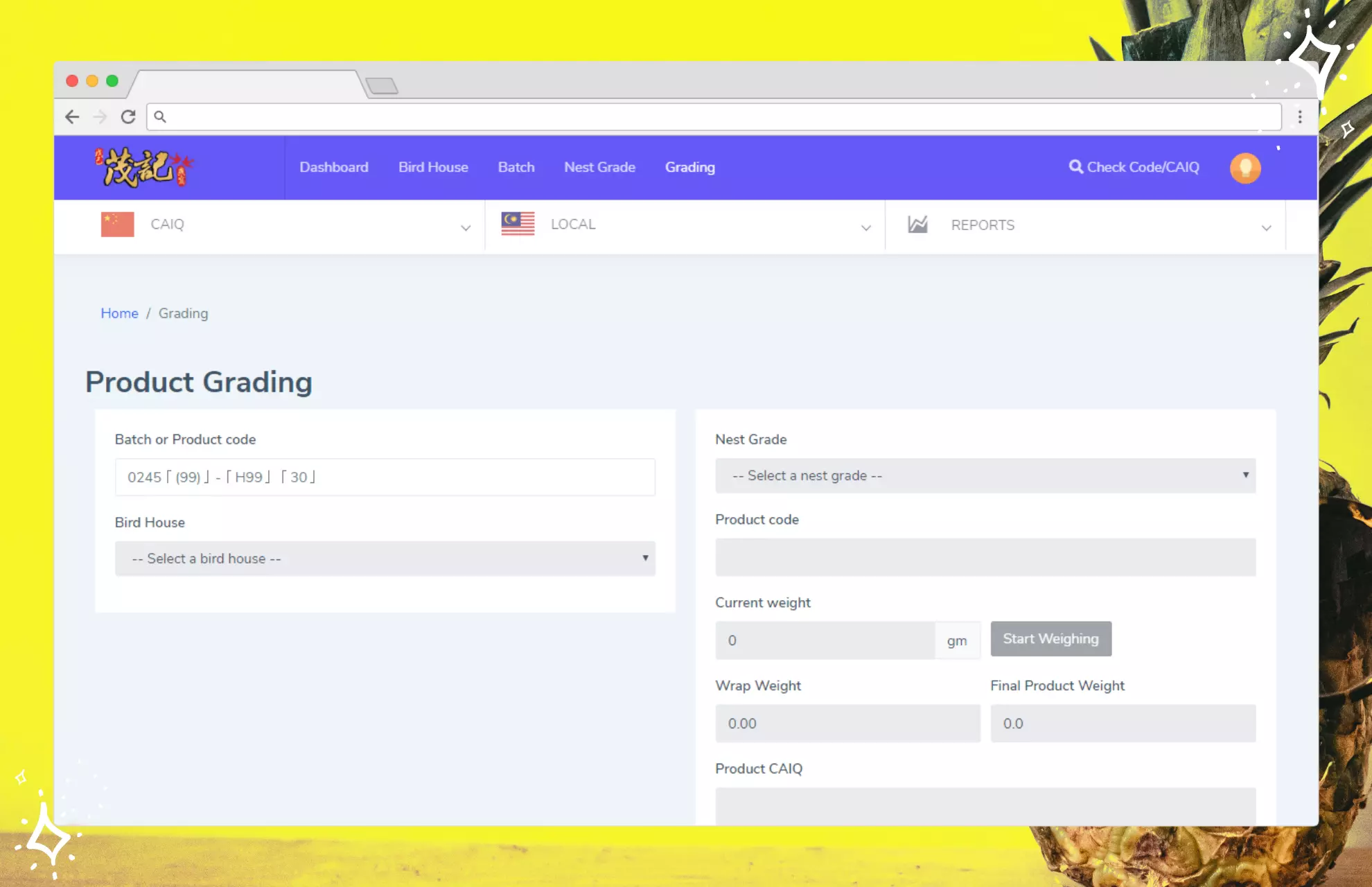 Moh Kee project screenshot